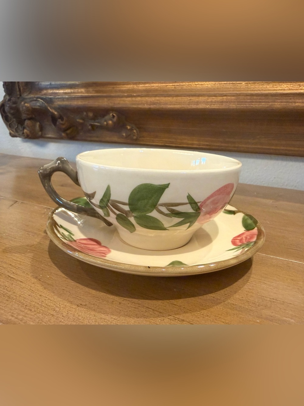 Franciscan Desert Rose Cup & Saucer Set England Vintage Tea